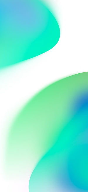 Soft Mint and Cyan Gradient Abstract Minimalist Wallpaper HD phone wallpaper