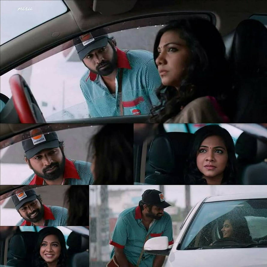 Kadhalum Kadandhu Pogum Movie Scene: Man and Woman Interacting Inside a Car HD phone wallpaper