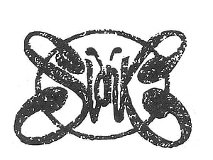 Slank Band Logo Black and White Butterfly Design HD wallpaper