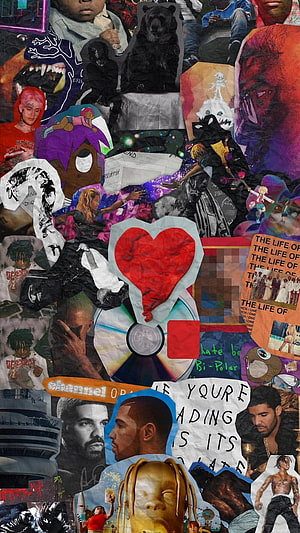 The Gallery Drake Album Cover Collage Artwork HD phone wallpaper