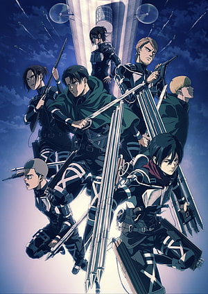 Attack on Titan Final Season Key Visual Featuring Survey Corps Members in ODM Gear HD phone wallpaper