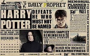 Harry Potter Daily Prophet Front Page Newspaper Design HD wallpaper