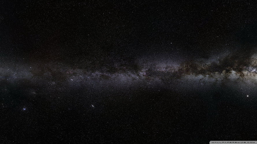 Milky Way Galaxy Core Spanning the Night Sky with Dense Star Fields and Dust Lanes HD wallpaper