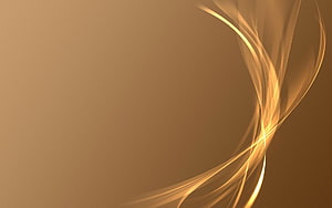 Elegant Golden Light Streaks on Warm Brown Gradient Abstract Background HD wallpaper