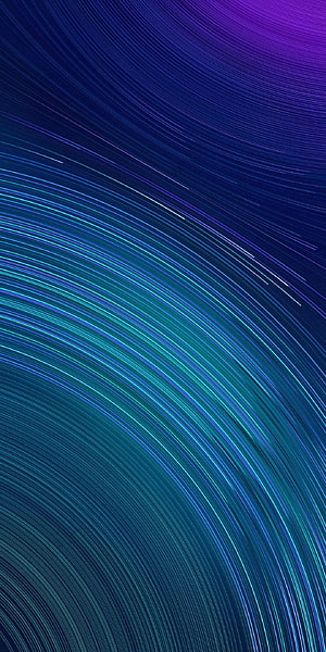 Abstract Flowing Light Streaks in Teal and Purple Gradient HD phone wallpaper