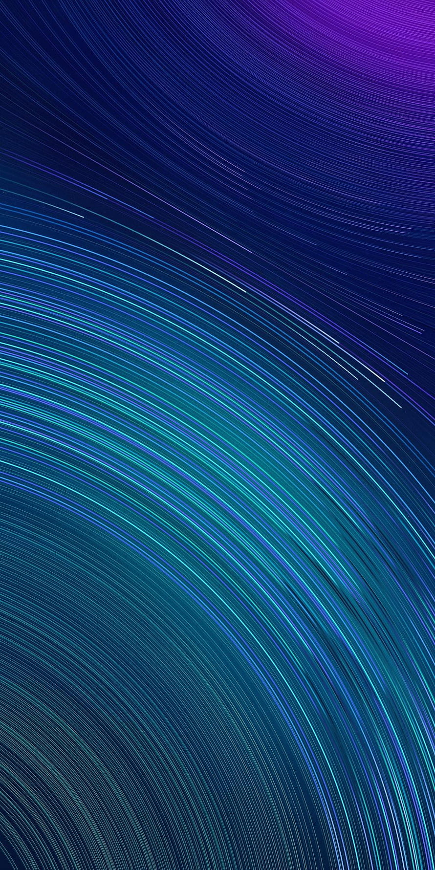 Abstract Flowing Light Streaks in Teal and Purple Gradient HD phone wallpaper