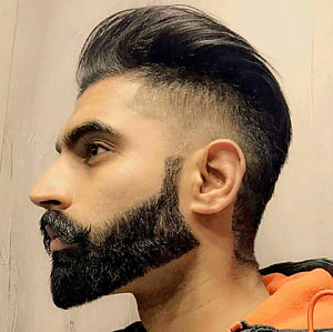 Parmish Verma Side Profile With Slicked Back Hair and Full Beard HD wallpaper