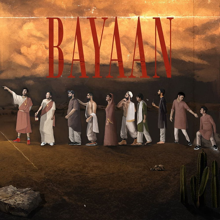 Seedhe Maut Bayaan Album Artwork Desert Lineup Illustration HD phone wallpaper