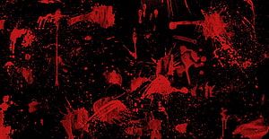 Dark Grunge Texture with Red Blood Splatter on Black Background HD wallpaper