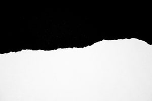 Torn Paper Edge Texture on Black Background, Minimalist White and Black Abstract Design HD wallpaper