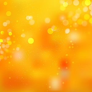 Warm Golden Bokeh Background with Soft Orange and Yellow Light Orbs HD phone wallpaper