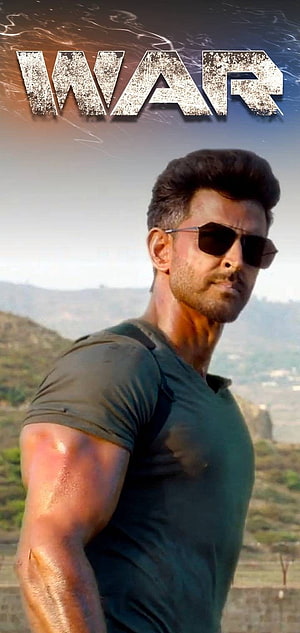 Ranveer Singh in War Movie Poster with Sunglasses and Mountain Background HD phone wallpaper