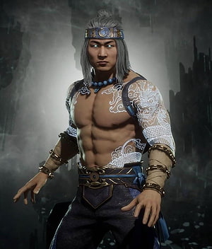 Liu Kang Fire God Character Render From Mortal Kombat 11 HD phone wallpaper