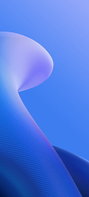 Realme UI 3.0 Abstract Blue Gradient Minimalist Smartphone Wallpaper HD phone wallpaper