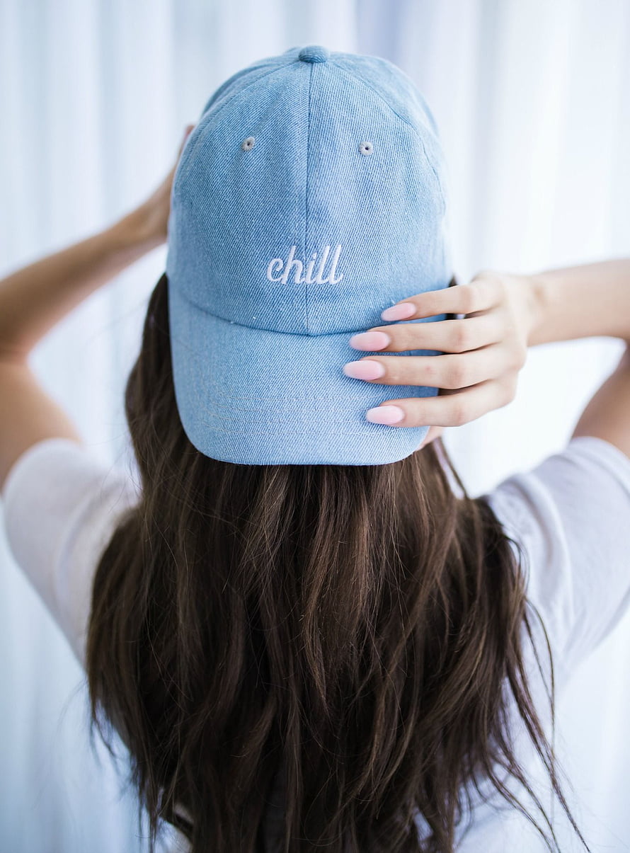 Woman Wearing Light Blue Denim Cap With Chill Embroidery From Behind, instagram profile ideas for girls”的图片搜索结果, instagram girls dp HD phone wallpaper