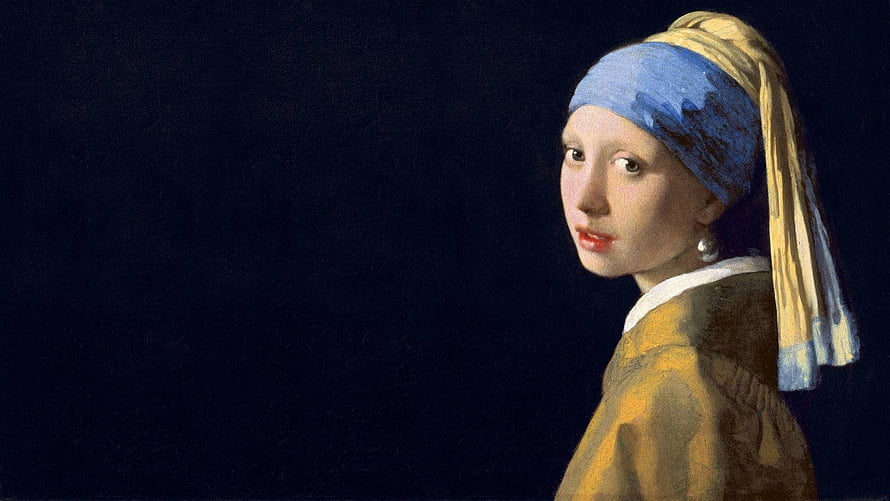 Johannes Vermeer Girl With A Pearl Earring Classic Dutch Portrait Painting HD wallpaper