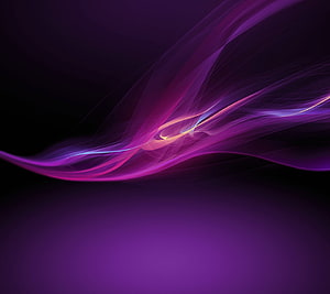 Vibrant Purple and Pink Abstract Light Streaks on Dark Background HD wallpaper