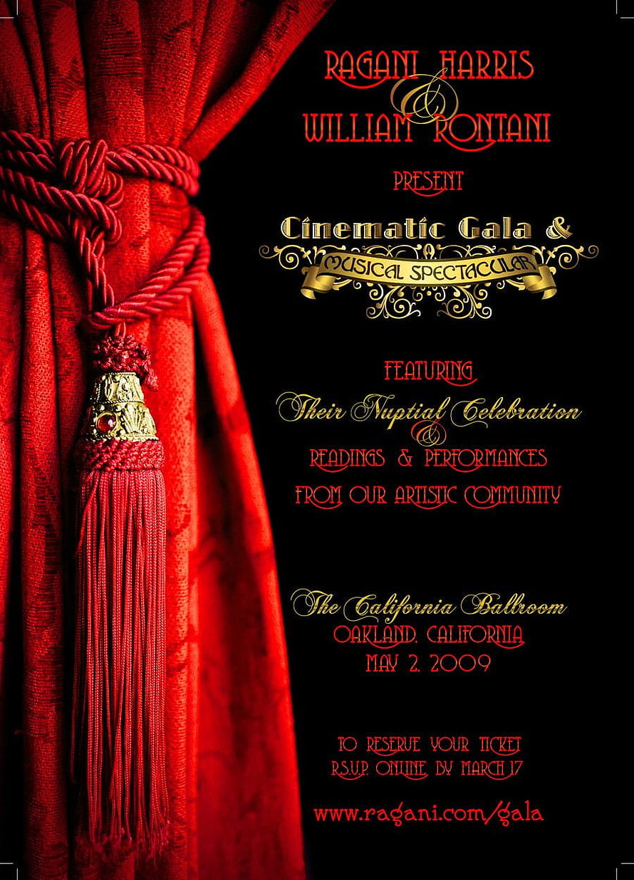 Elegant Red Velvet Curtain Wedding Invitation Design with Gold Typography HD phone wallpaper