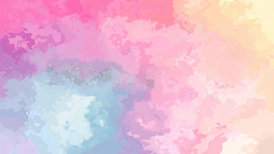Soft Pastel Watercolor Abstract Background with Pink, Blue, and Yellow Hues HD wallpaper