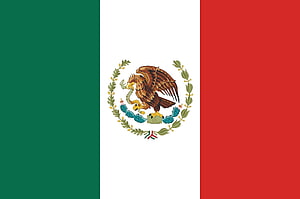 Official Mexican National Flag With Eagle And National Coat Of Arms HD wallpaper