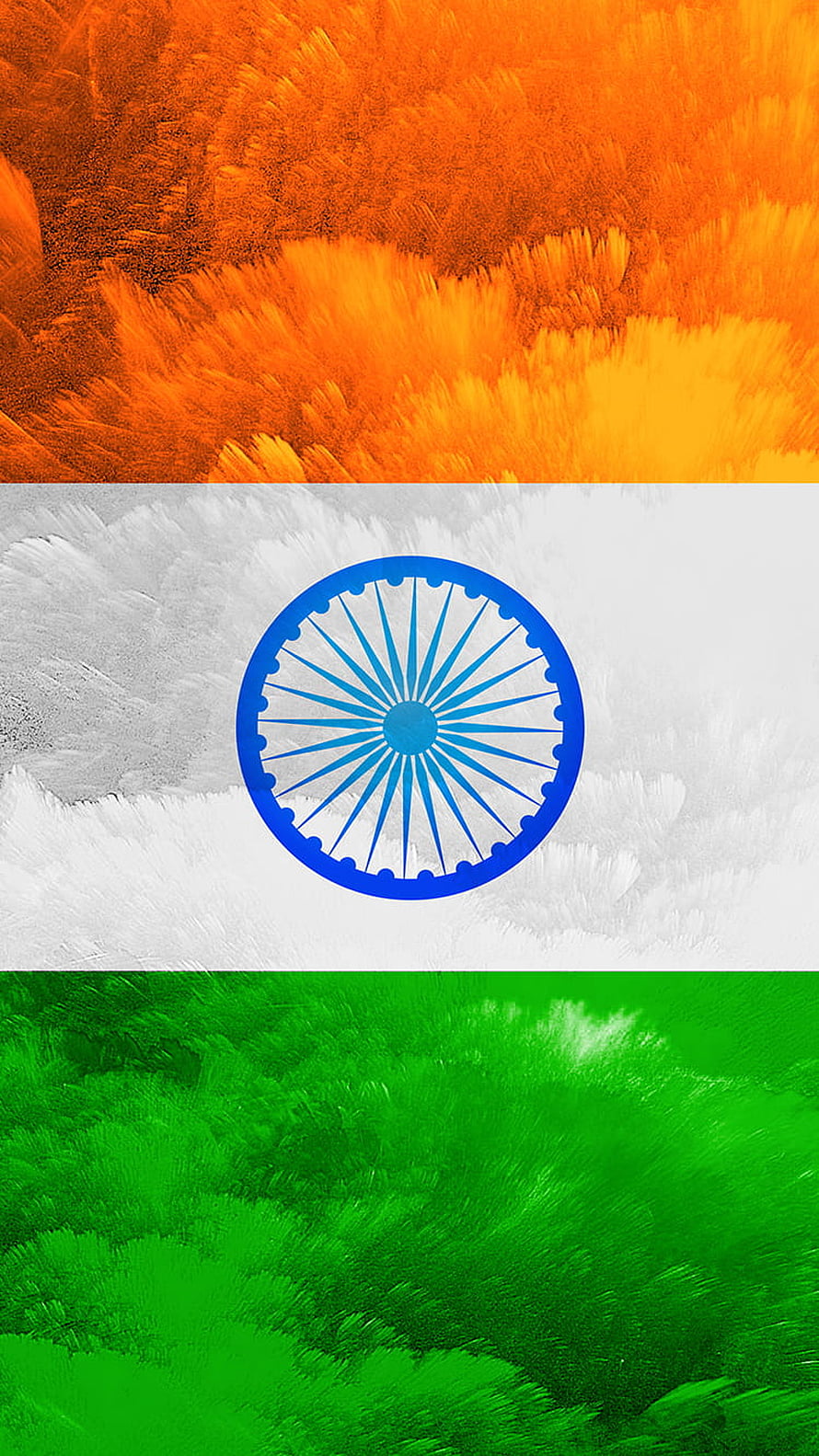 Textured Indian Flag with Ashoka Chakra for Independence Day Celebration HD phone wallpaper