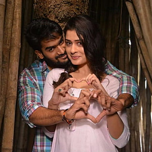 Payal Rajput and Co-Star Forming Heart Shape in Romantic RX 100 Scene HD phone wallpaper