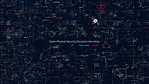Cyber-Physical Security Education Workshop Blueprint Background HD wallpaper