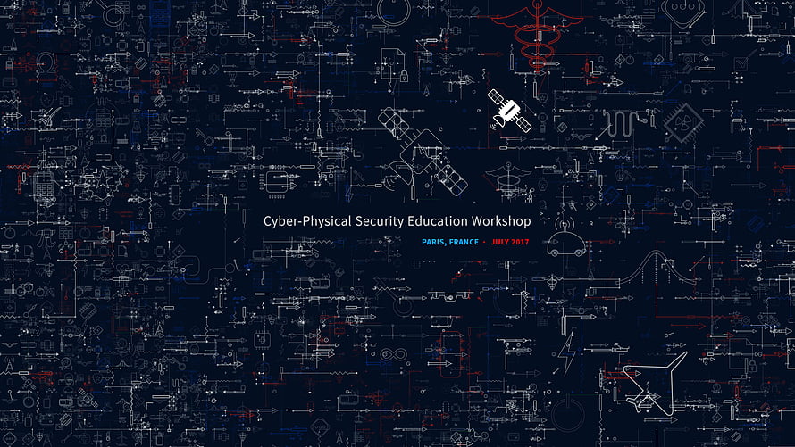 Cyber-Physical Security Education Workshop Blueprint Background HD wallpaper
