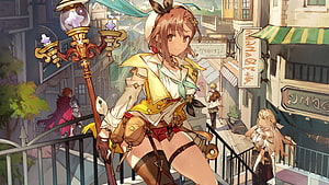 Atelier Ryza 2: Lost Legends and the Secret Fairy Character Artwork HD wallpaper