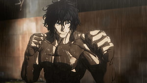 Ohma Tokita from Kengan Ashura in a Rainy Boxing Stance HD wallpaper