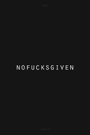 Minimalist Black Background with Bold White Typography and Attitude Statement HD phone wallpaper