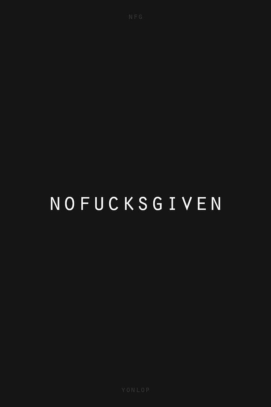 Minimalist Black Background with Bold White Typography and Attitude Statement HD phone wallpaper