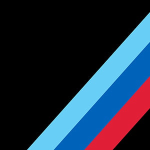 BMW M Power Diagonal Stripes Minimalist Black Background HD phone wallpaper