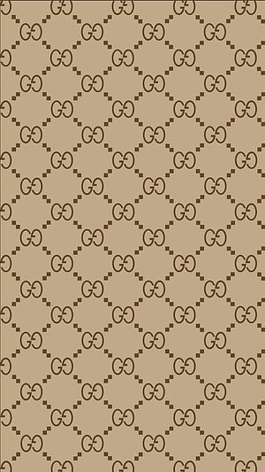 Gucci Interlocking G Monogram Pattern in Tan and Brown HD phone wallpaper