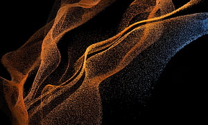 Samsung Galaxy Tab S8 Abstract Particle Wave Wallpaper HD wallpaper