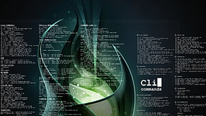 Linux Command Line Interface Cheat Sheet with Terminal Commands and System Utilities HD wallpaper