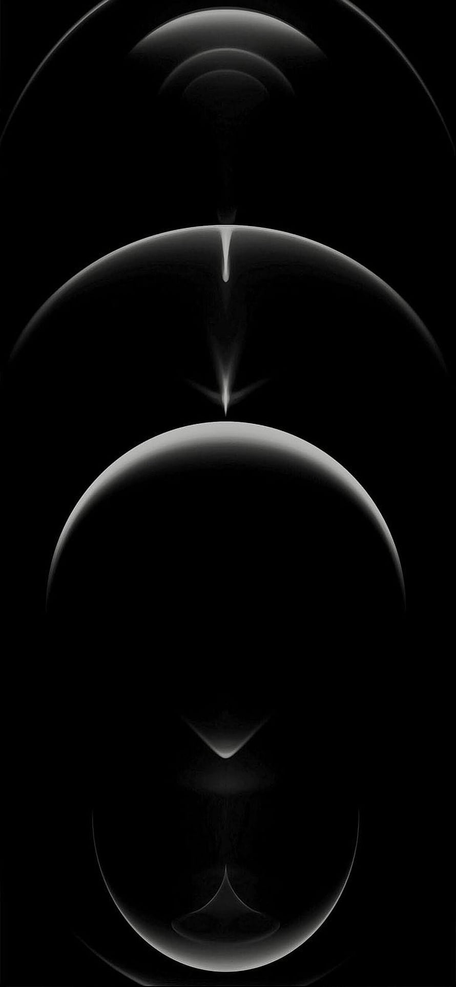 Minimalist Black and White Abstract Geometric Shapes Wallpaper HD phone wallpaper