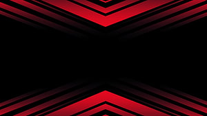 Gamer Red Geometric Chevron Pattern on Black Background HD wallpaper