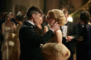 Tommy and Grace Shelby Share an Intimate Moment at a 1920s Gala in Peaky Blinders HD wallpaper
