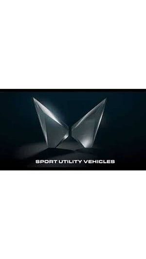 Mahindra SUV Emblem with Sport Utility Vehicles Text on Dark Background HD phone wallpaper