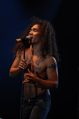 Kaka Slank performing live on stage at Java Jazz Festival HD phone wallpaper