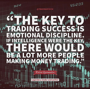 Victor Sperandeo Trading Psychology Quote on Emotional Discipline and Market Success HD wallpaper