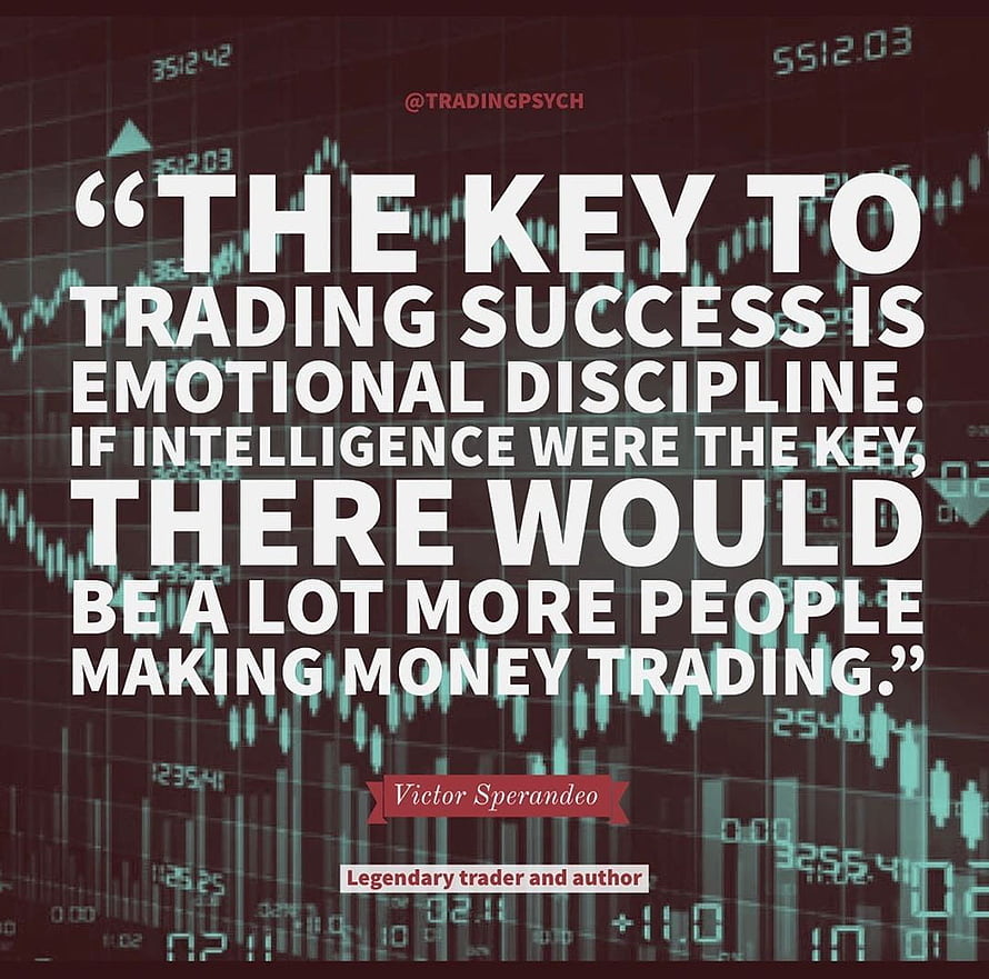 Victor Sperandeo Trading Psychology Quote on Emotional Discipline and Market Success HD wallpaper