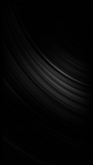 Sleek Black Curved Lines Abstract Minimalist Dark Background HD phone wallpaper