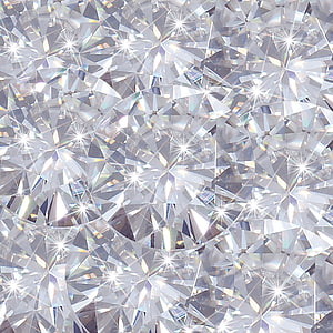 Sparkling Diamond Facets and Brilliant Light Reflections in a Close-Up Macro View HD phone wallpaper