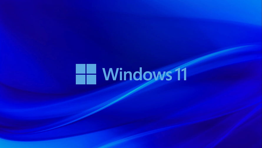 Windows 11 Default Blue Wave Abstract Desktop Background HD wallpaper