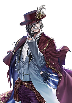 Jack the Ripper Character Art from Record of Ragnarok in Victorian Attire HD phone wallpaper