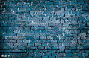 Weathered Blue Brick Wall Texture with Distressed Surface and Industrial Character HD wallpaper