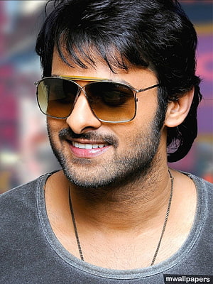 Prabhas Portrait Wearing Aviator Sunglasses and Grey T-Shirt HD phone wallpaper