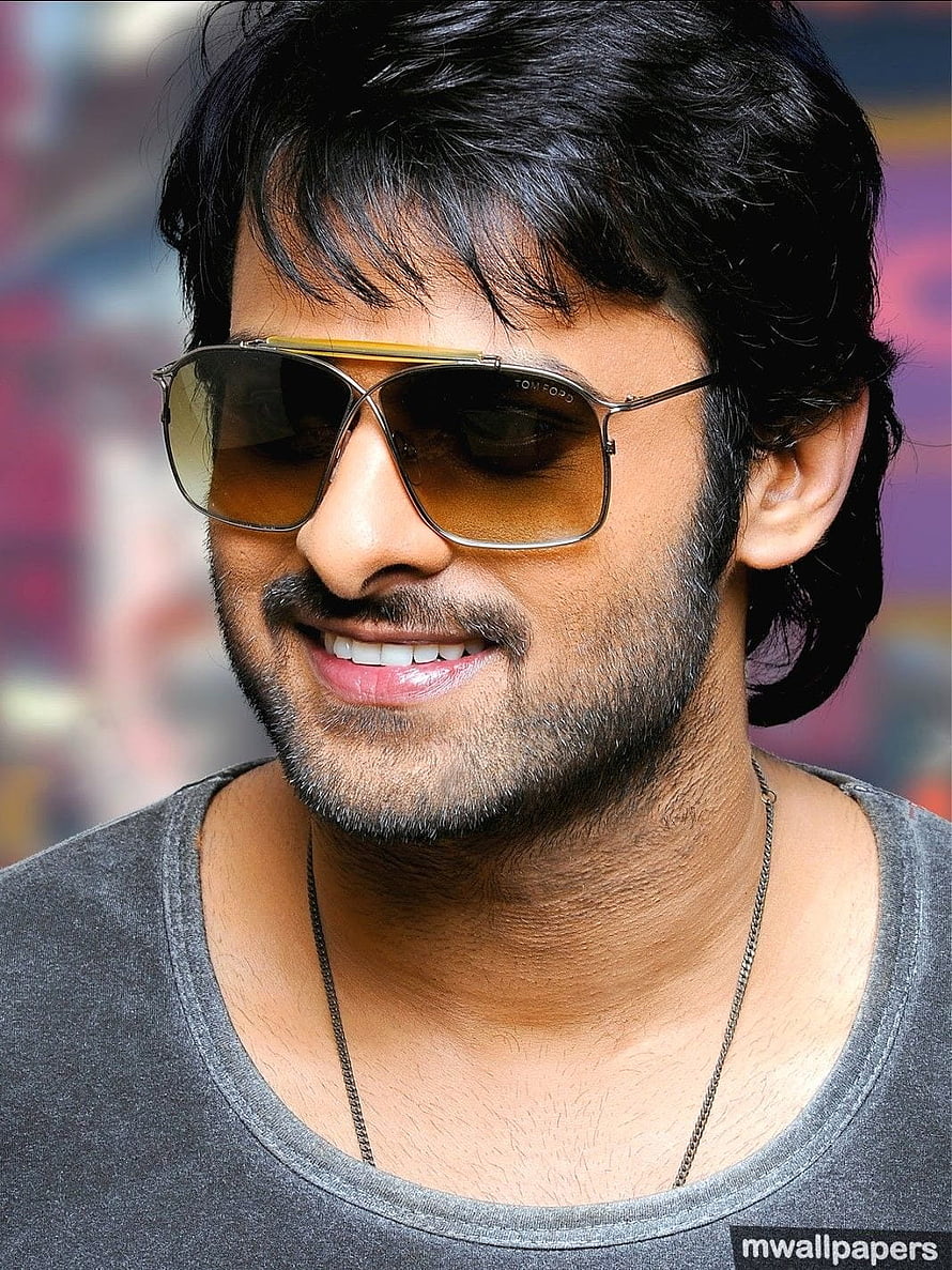 Prabhas Portrait Wearing Aviator Sunglasses and Grey T-Shirt HD phone wallpaper